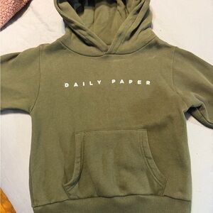 Daily Paper Kids Green Hoodie Size 2-3